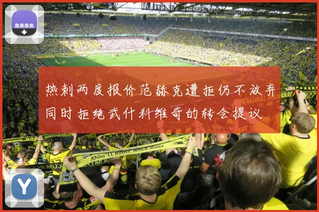 热刺两度报价范赫克遭拒仍不放弃同时拒绝武什科维奇的转会提议